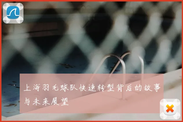 上海羽毛球队快速转型背后的故事与未来展望